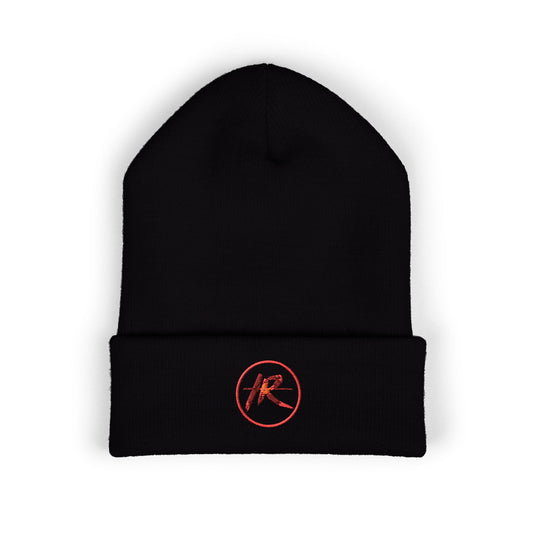 ICONICALLY RAW™ Raw Edition Beanie – Black/Red
