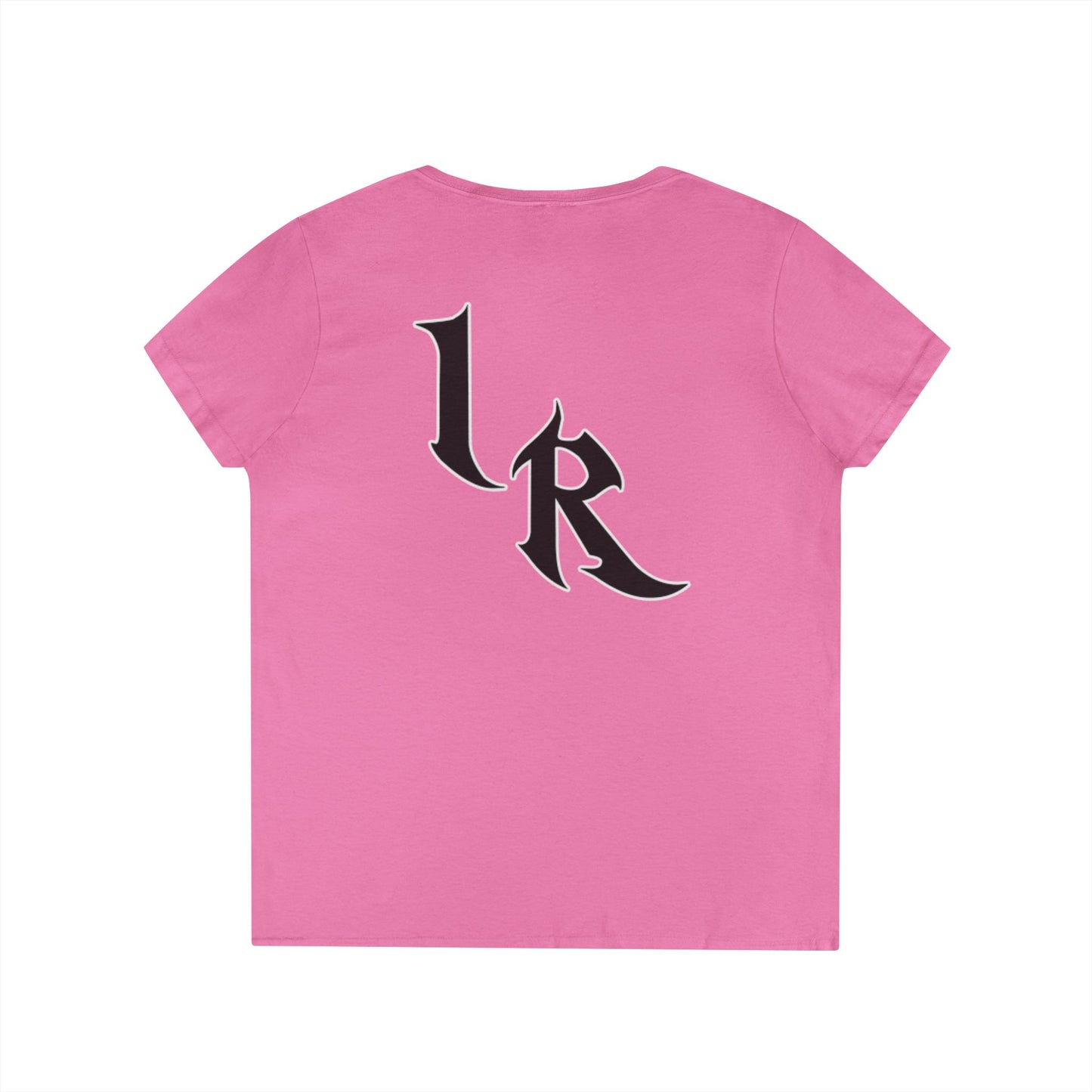 ICONICALLY RAW™ Raw Edition Women’s V-Neck Tee – Light Pink