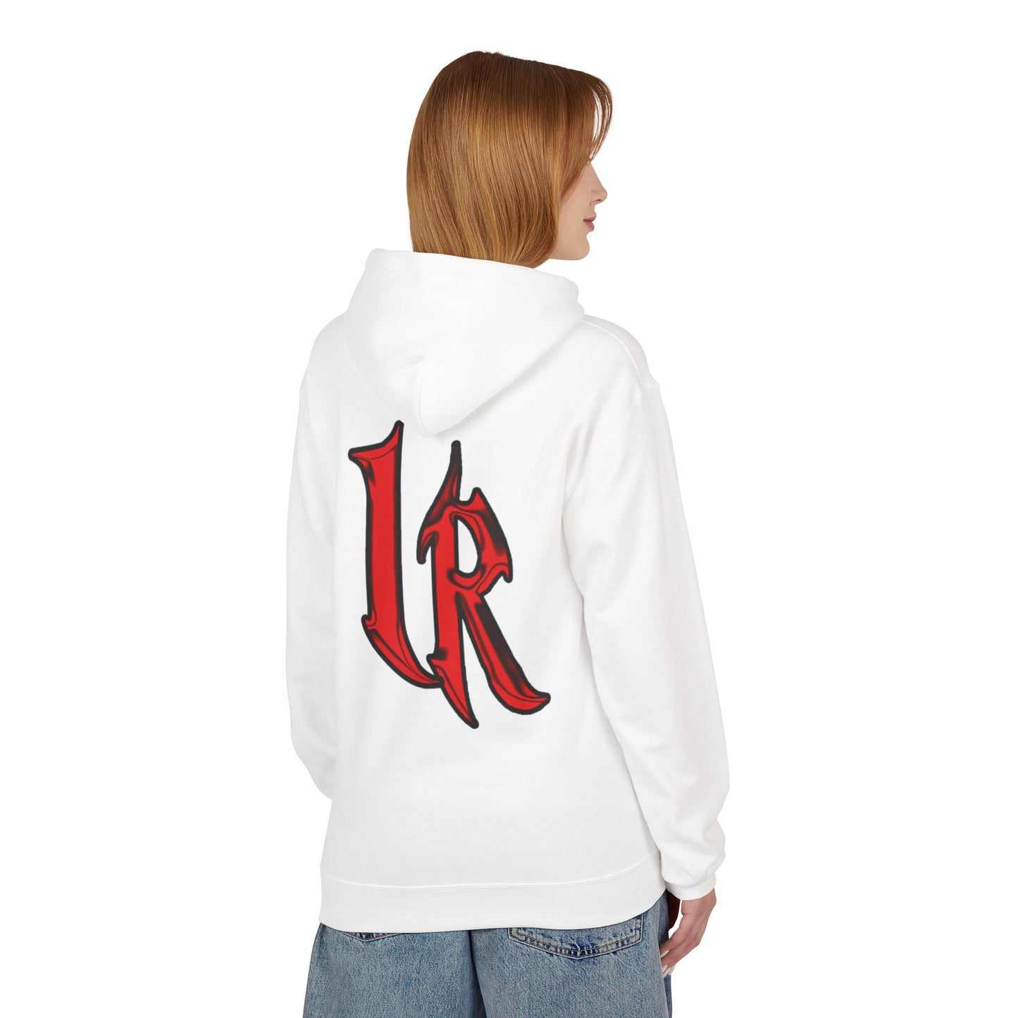 ICONICALLY RAW™ Raw Edition Hoodie – White/Red