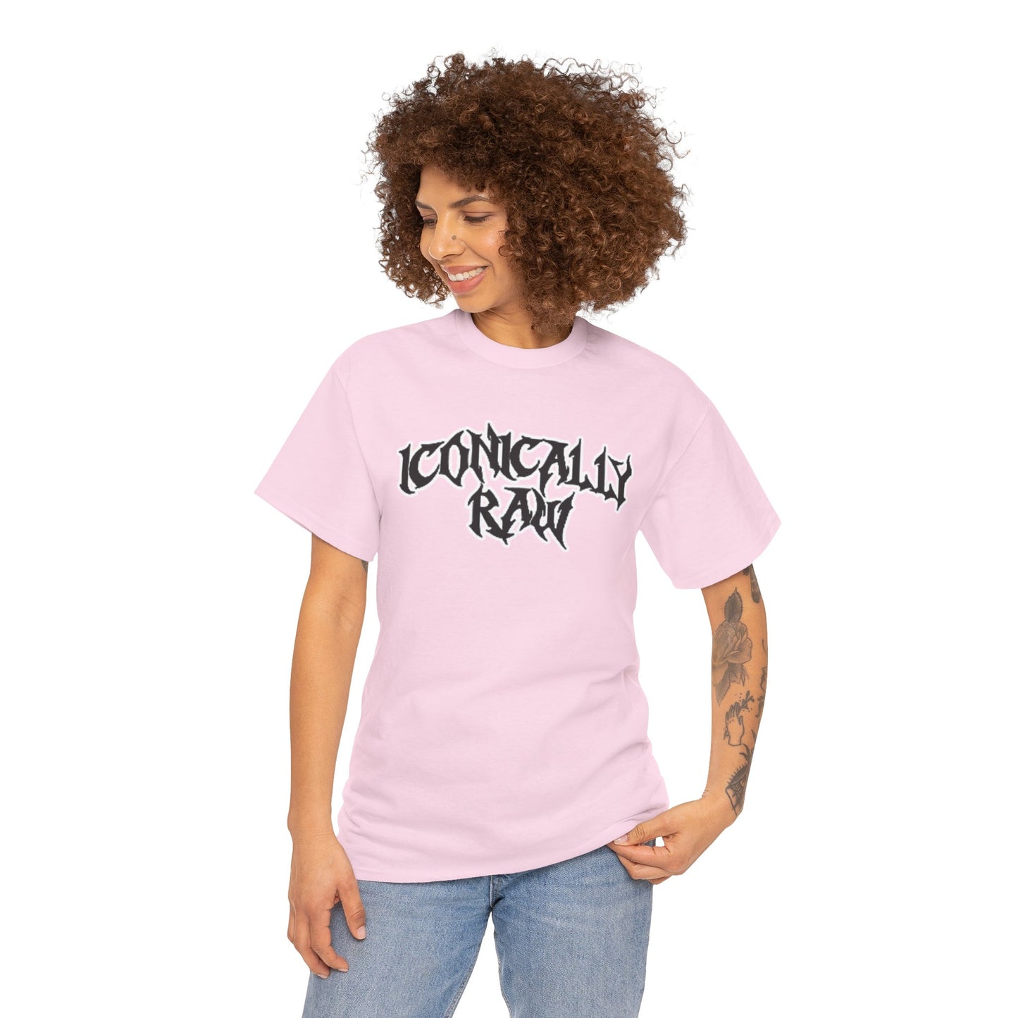 ICONICALLY RAW™ Raw Edition Women’s Tee – Pink