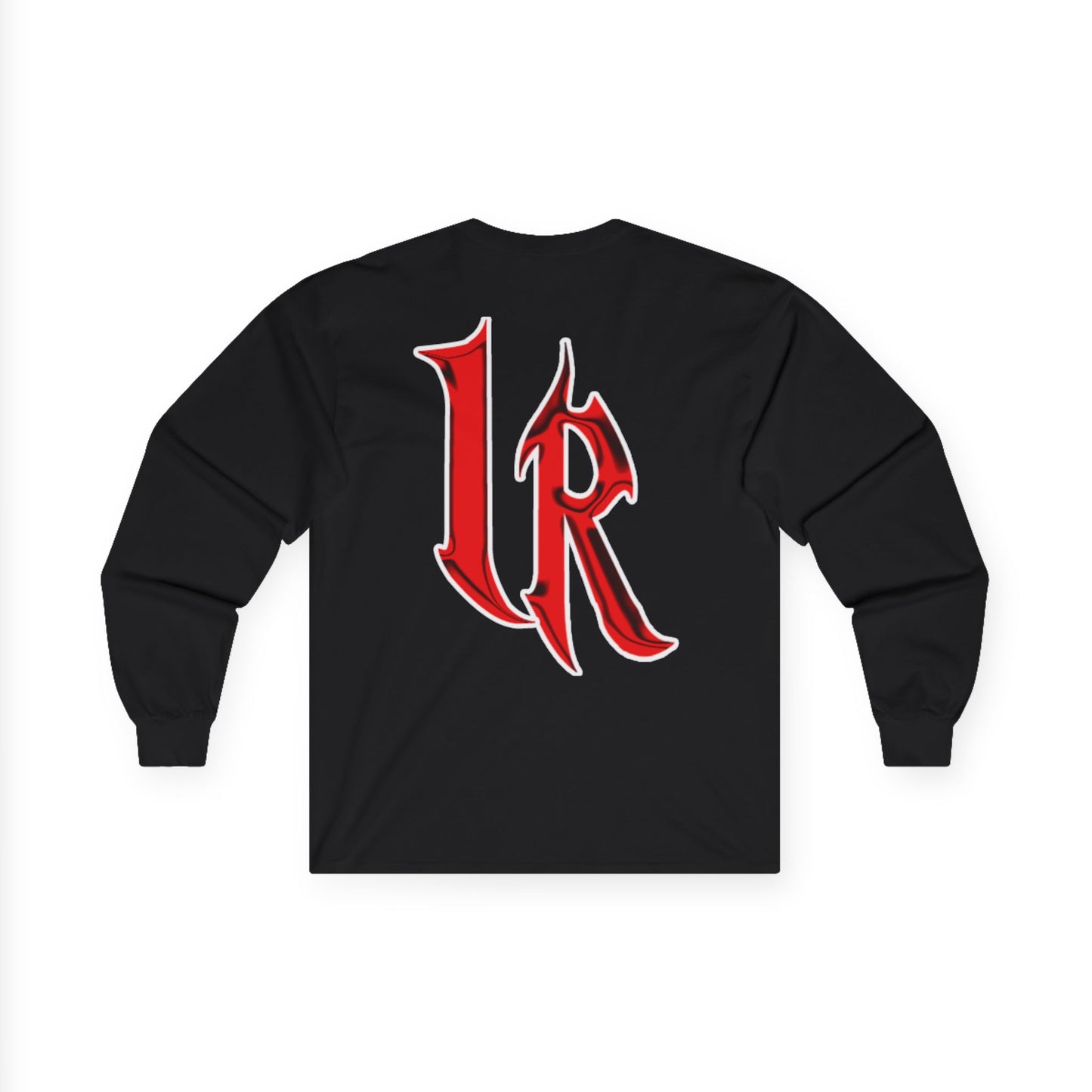 ICONICALLY RAW™ Raw Edition Long Sleeve Tee – Black/Red