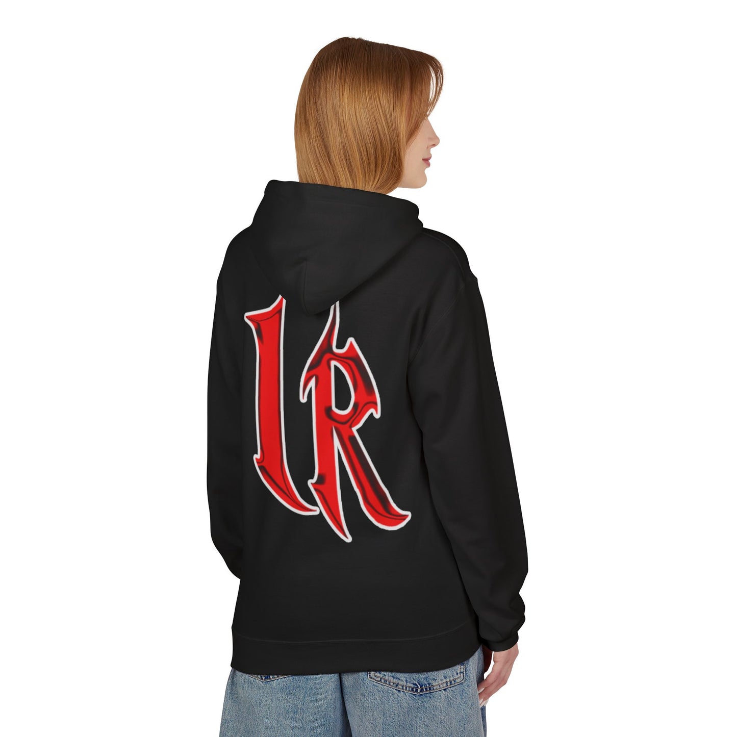 ICONICALLY RAW™ Raw Edition Hoodie – Black/Red