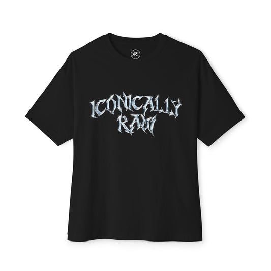 ICONICALLY RAW™ “RAW CHROME” Men’s Black Tee