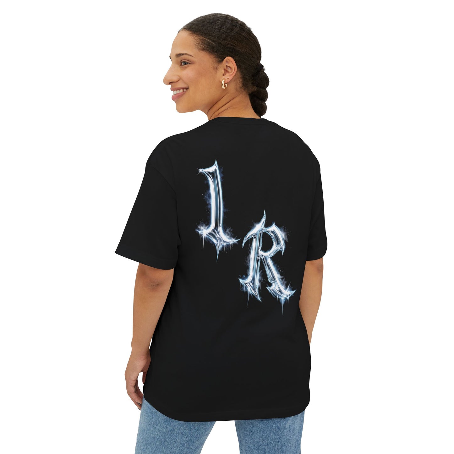 ICONICALLY RAW™ “RAW CHROME” Men’s Tee- Black/Chrome Icy