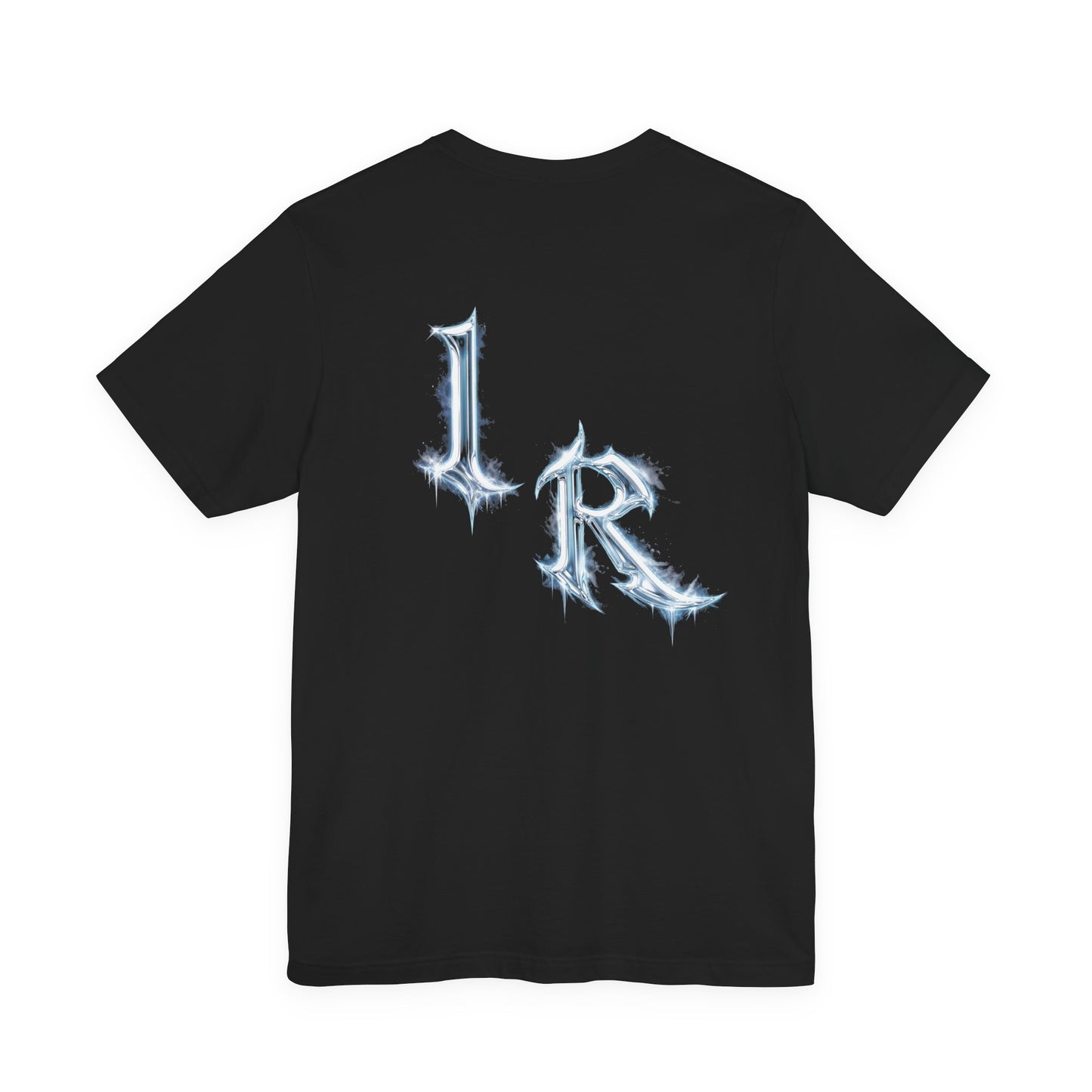 ICONICALLY RAW™ Chrome Edition Crew Neck Women’s Tee – Black/Icy Chrome