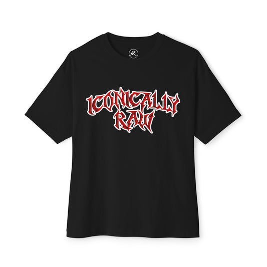 ICONICALLY RAW™ Raw Edition Tee – Black/Red